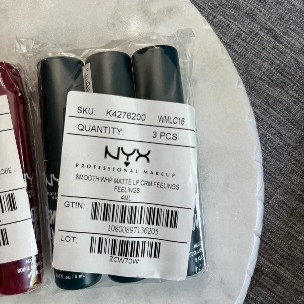 New NYX Smooth Whip Matte Lip Cream BLANKIE VELVET ROBE FEELINGS Pack Lot Makeup